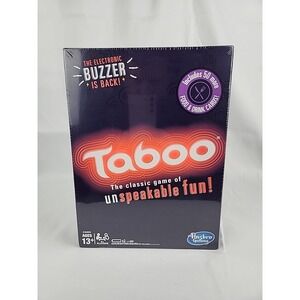 Hasbro Taboo The Classic Game Of Unspeakable Fun New, Sealed, Age 13+